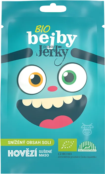 Jihočeské Jerky Hovězí bejby 20 g BIO